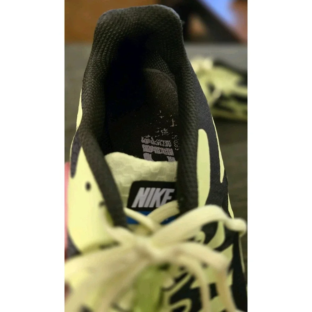 Nike Men's 10.5 Volt Green Black Zoom Rival Racing Spikes Track Field Running